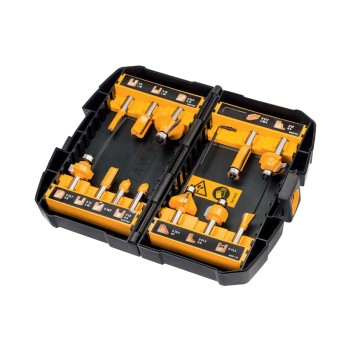 Фрезери за дърво DeWALT DT90016, 12 бр, 8 мм