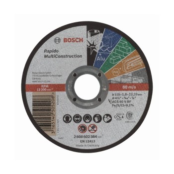 Карбофлексов диск Bosch 2608602384, 115 мм, ACS 60 V BF