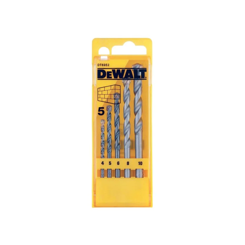 Set of drill bits Dewalt DT6952, 5 pcs, 4-10 mm