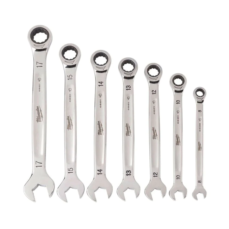 Milwaukee ratchet wrench set 4932464993, 8-17 mm, 7 pcs