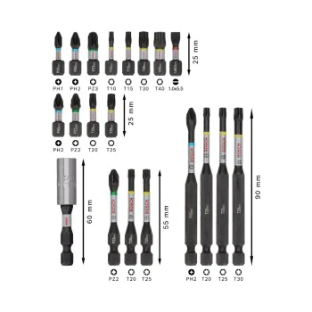 Комплект битове Bosch 2608521U74, 20 бр