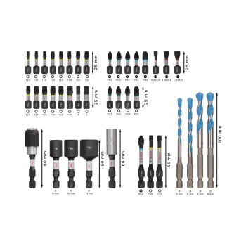 Bosch bit and drill bit set 2608521U85, 40 pcs