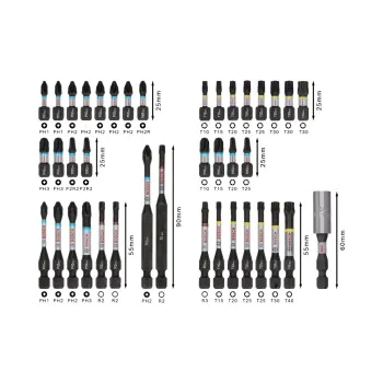 Комплект битове с държач Bosch 2608521U79, 44 бр