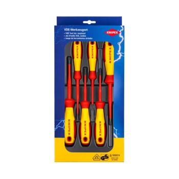 Комплект отвертки Knipex 00 20 12 V04, 6 бр, VDE