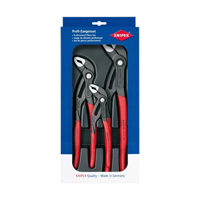 Set of Knipex sliding pliers 00 20 09 V02, 3 pcs