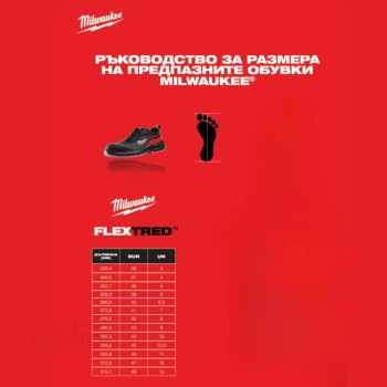 Кожени работни обувки Milwaukee 4932493728, S3S