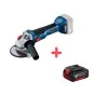 Cordless angle grinder BOSCH GWS 18V-10, 125mm + GIFT Battery 5.0Ah