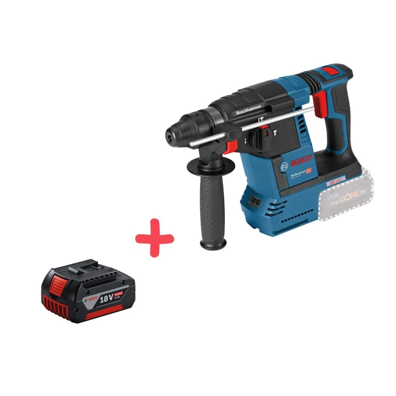Cordless hammer drill BOSCH GBH 18V-26 + GIFT Battery 5.0Ah