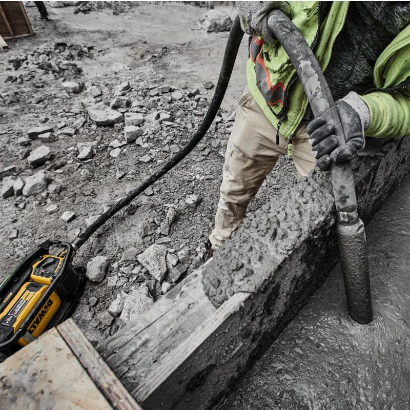 Cordless concrete vibrator DeWALT DCPS320N, 5 m