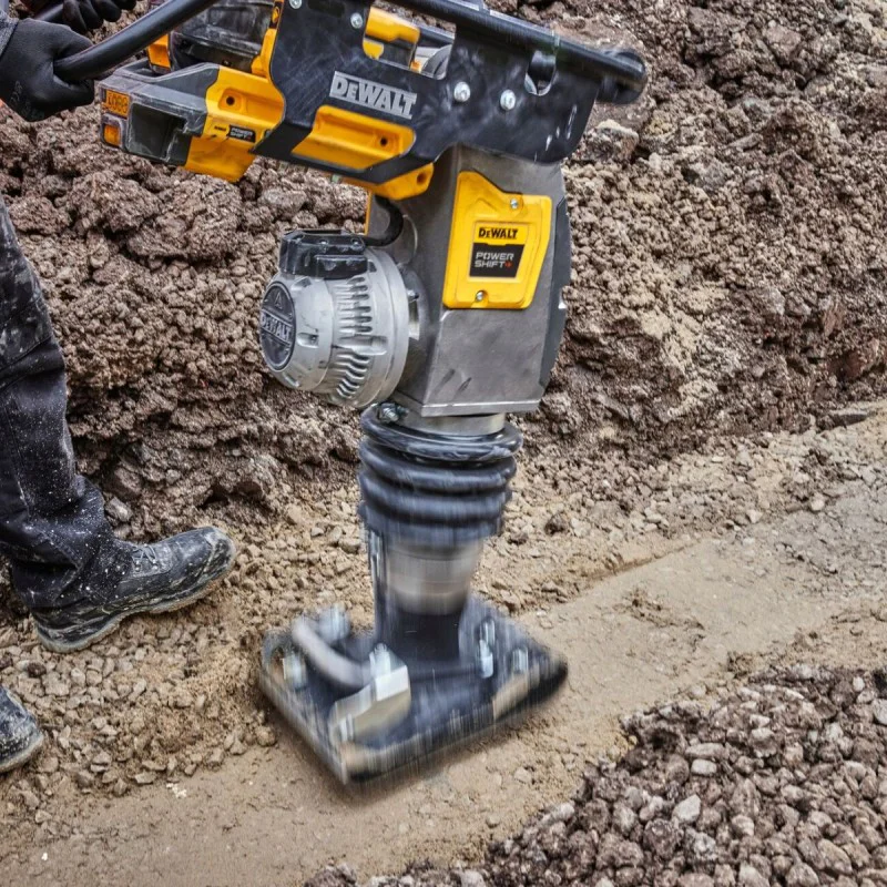 DeWALT DCPS660N cordless tamping machine, 11.5 kN, 15 m/min, duck foot type