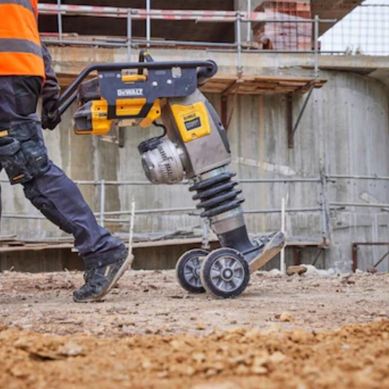 DeWALT DCPS660N cordless tamping machine, 11.5 kN, 15 m/min, duck foot type