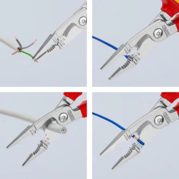 Комбинирани клещи Knipex 13 86 200, 200 мм, VDE, 6в1