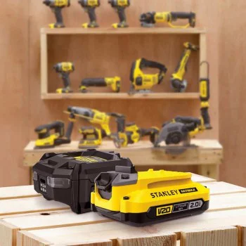 Комплект батерия и зарядно Stanley SFMCB10D1, 18 V, 2Ah