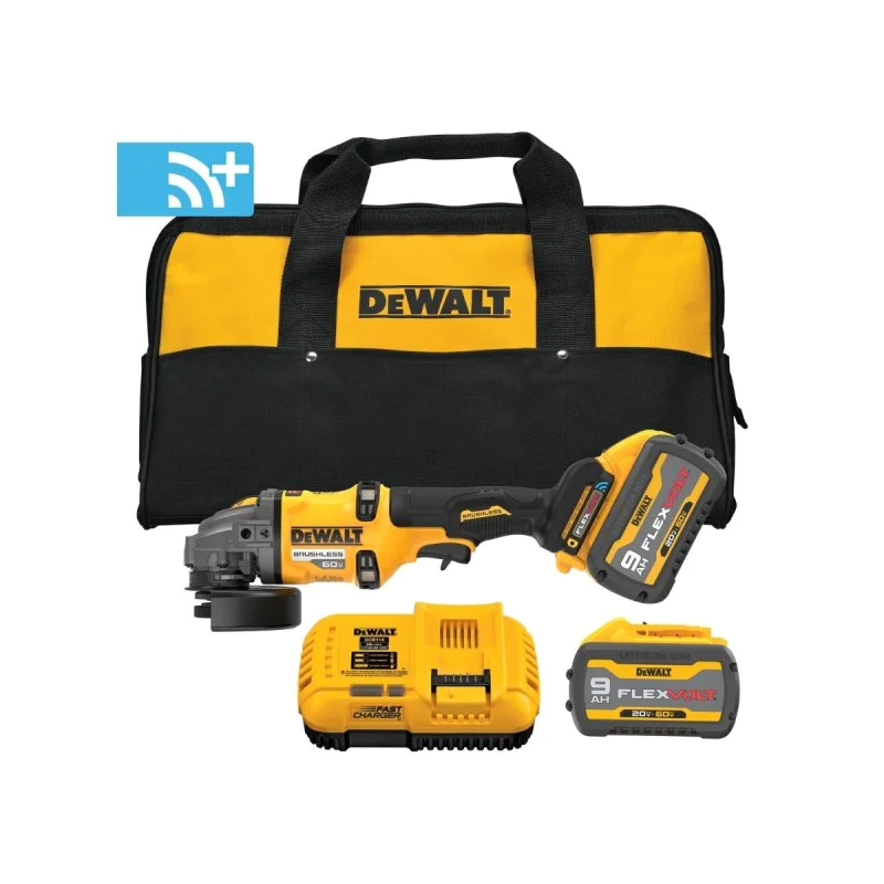 Cordless angle grinder DeWALT DCG418SHDX2, 54 V, 125 mm