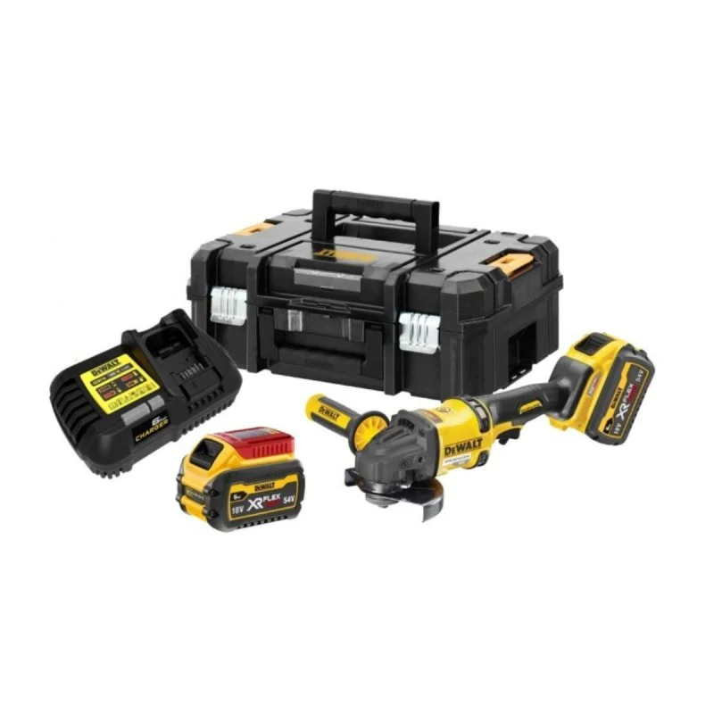 Акумулаторен ъглошлайф DeWALT DCG418T2, 54 V, 125 мм