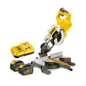 Акумулаторен настолен циркуляр с герунг DeWALT DCS777T2, 54 V, ф 216 мм