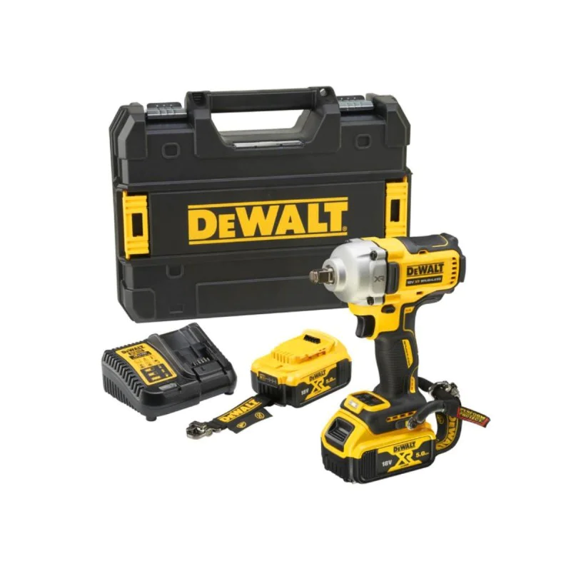 Cordless impact wrench DeWALT DCF891P2LRT, 812 Nm, 18 V, 1/2''