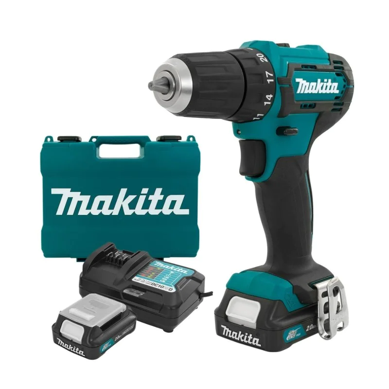Cordless screwdriver MAKITA DF333DWAE, 12 V, 30 Nm