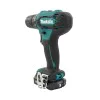 Cordless screwdriver MAKITA DF333DWAE, 12 V, 30 Nm