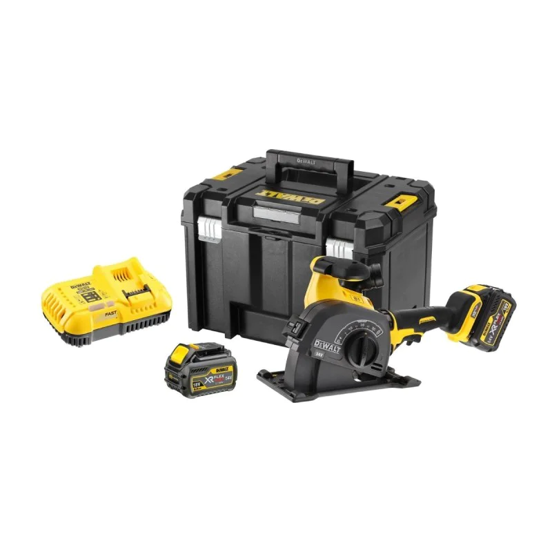 Cordless DeWalt DCG200T2, 54V/18V, 125 mm