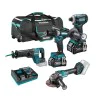 Makita cordless machine set DK0126G401, 40 V, (DF001G / TD001G / GA005G / JR001G)
