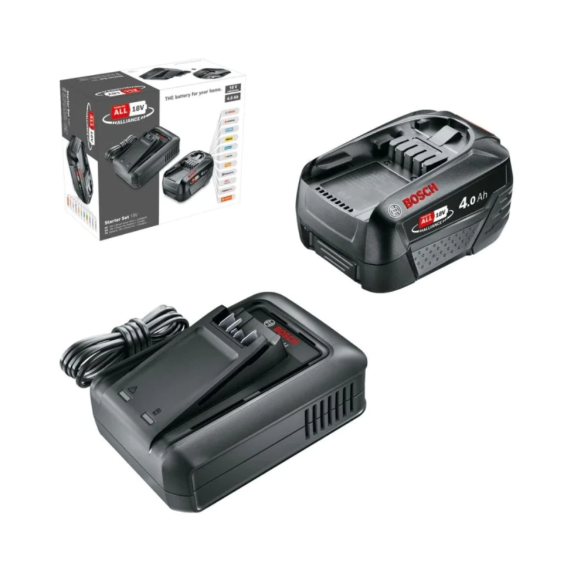 Bosch 1600A031T6 battery and charger set, 18 V, 4 Ah