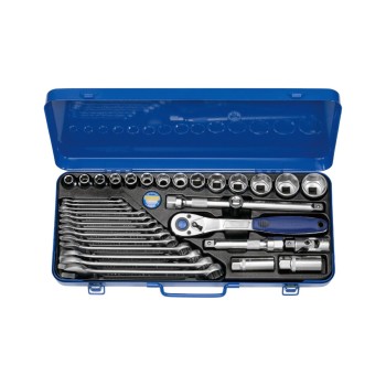 Комплект гедоре Heytec 50860301580, 33 части, 10-30 мм, 1/2"