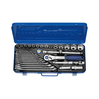 Комплект гедоре Heytec 50860301580, 33 части, 10-30 мм, 1/2"