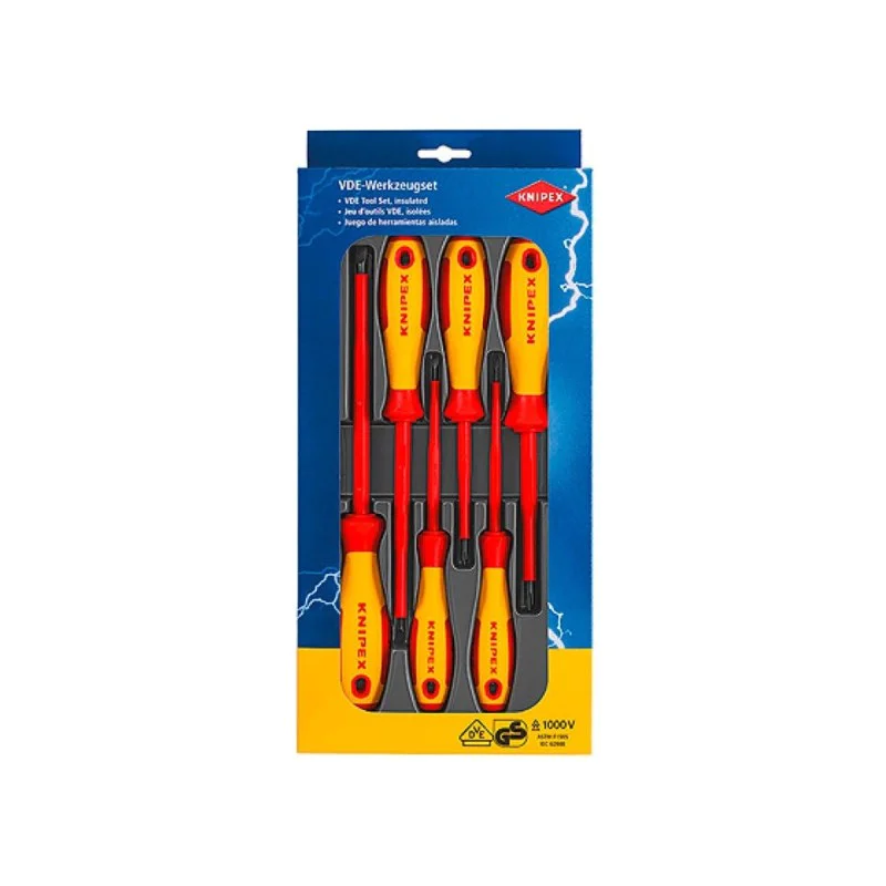 Set of screwdrivers Knipex 00 20 12 V01, 6 pcs, VDE