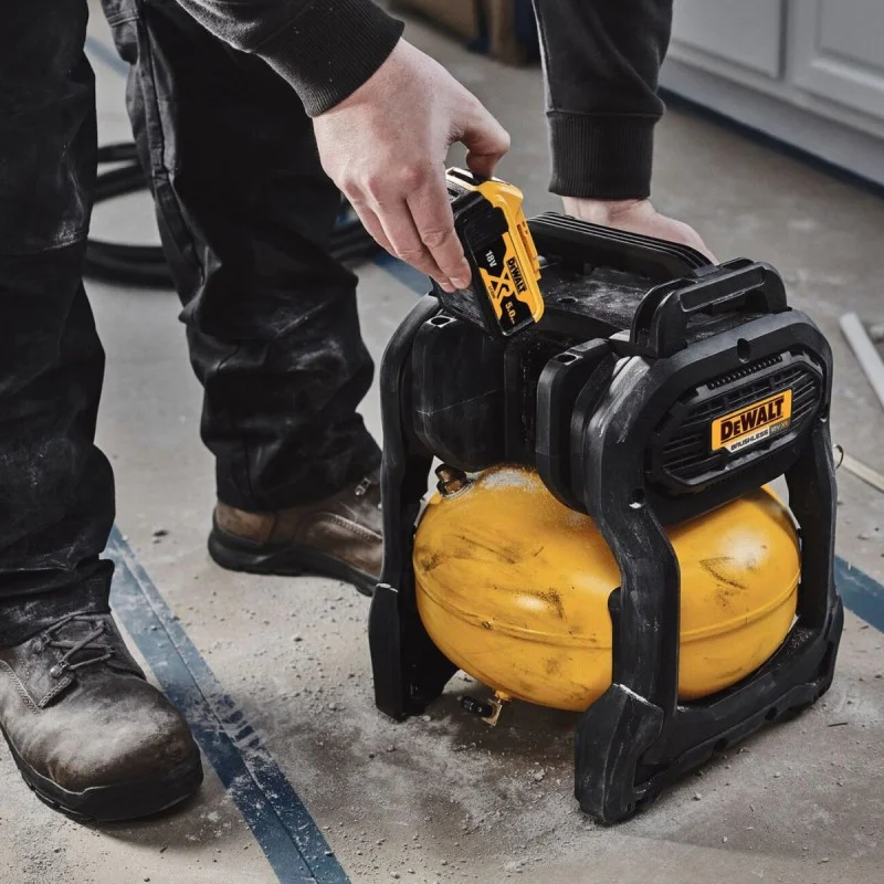 Cordless compressor DeWALT DCC1018N, 18 V, 10 L, 8.6 bar