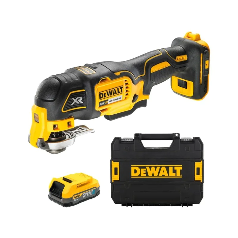 Cordless multifunction oscillator DeWALT DCS356E1T, 18V
