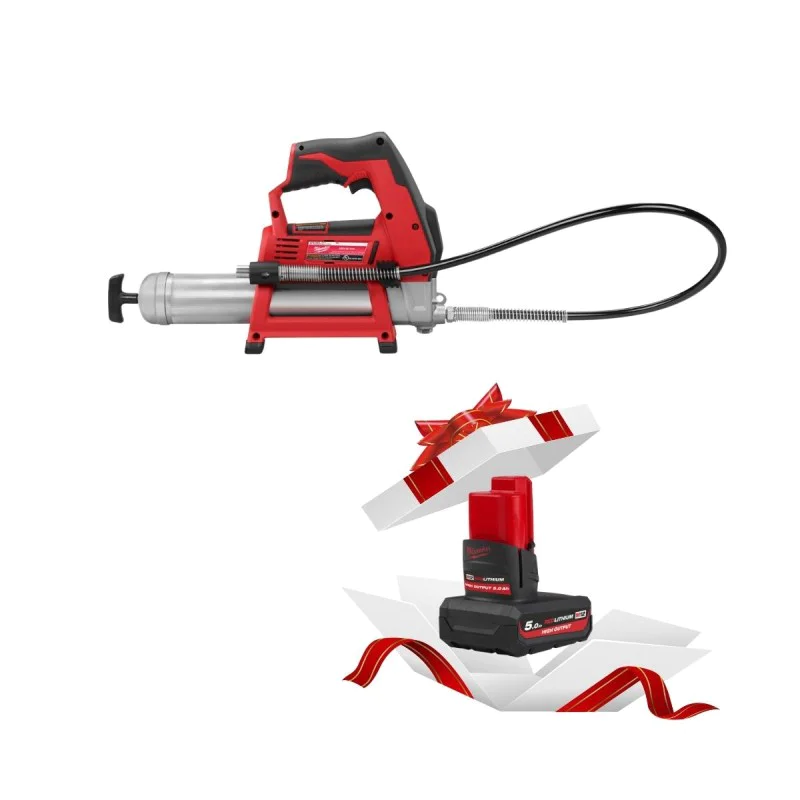 Milwaukee Cordless Grinder M12GG-0, 12 V, 473 ml + GIFT 5 Ah battery