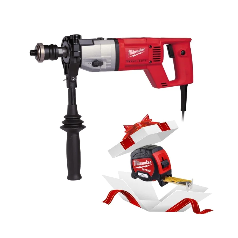 Milwaukee DD 2-160 XE diamond drilling machine, 4933368690, 1500 W, 162 mm GIFT Roller 5 m