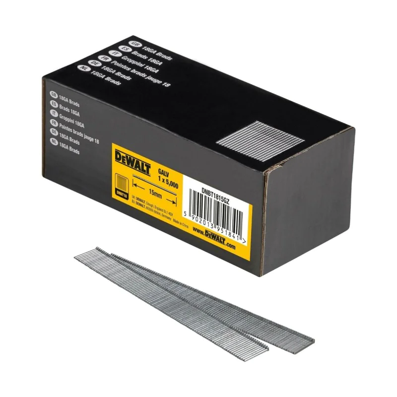 Nails for DeWALT DNBT1815GZ, 1.25x15mm, 5000 pcs