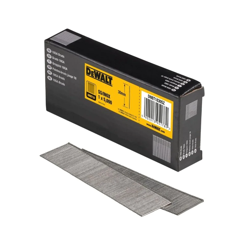 Nails for DeWALT DNBT1830SZ, 1.25x30mm, 5000 pcs