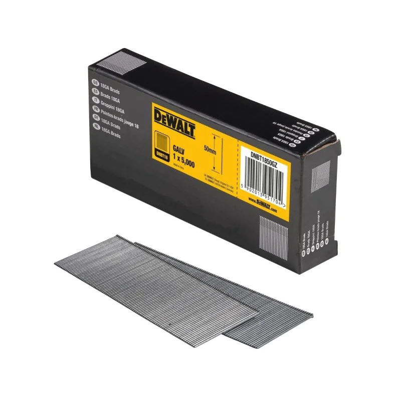 Nails for DeWALT DNBT1850GZ, 1.25x45mm, 5000 pcs