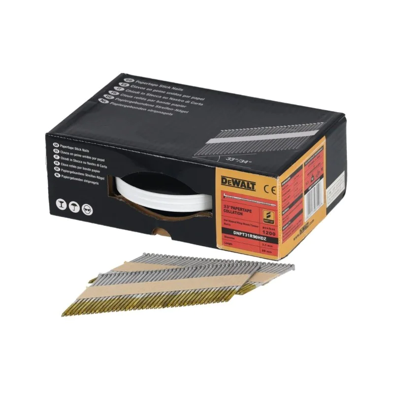 Nails for DeWALT DNPT31R90HDZ, 3.1x90mm, 1200 pcs