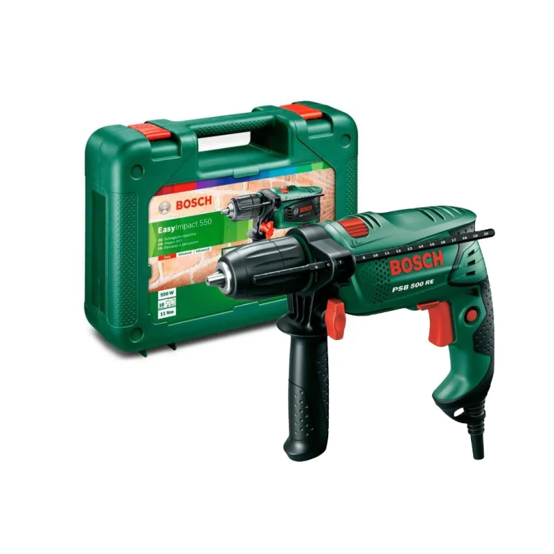Bosch EasyImpact 550 Impact Drill, 550 W, 25 mm, 0603130020