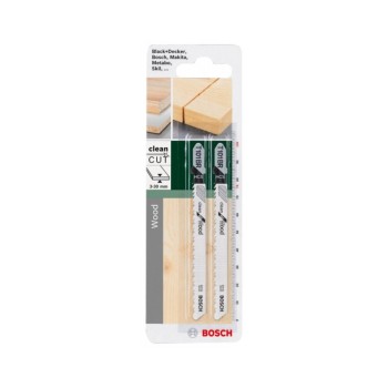 Bosch wood jig saw blade 2609256724, 76 mm, 2 pcs