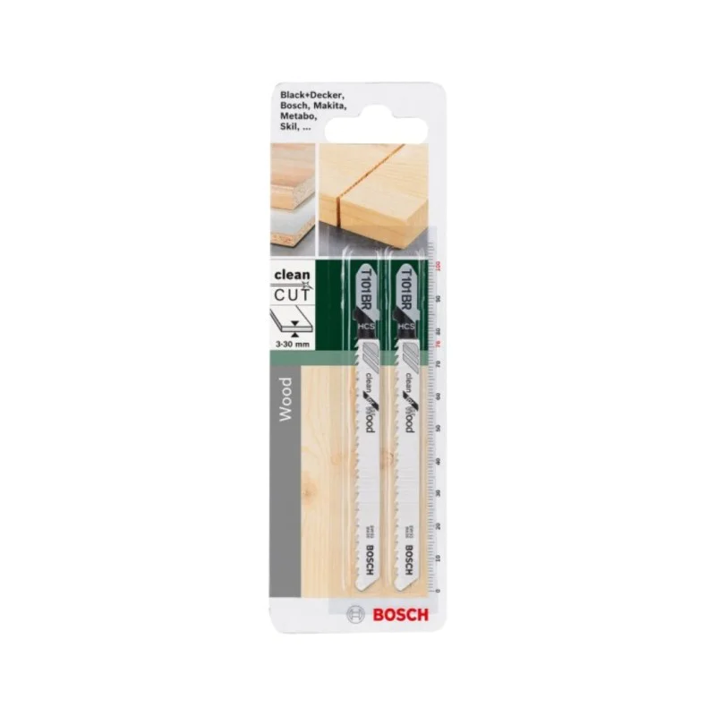 Bosch wood jig saw blade 2609256724, 76 mm, 2 pcs