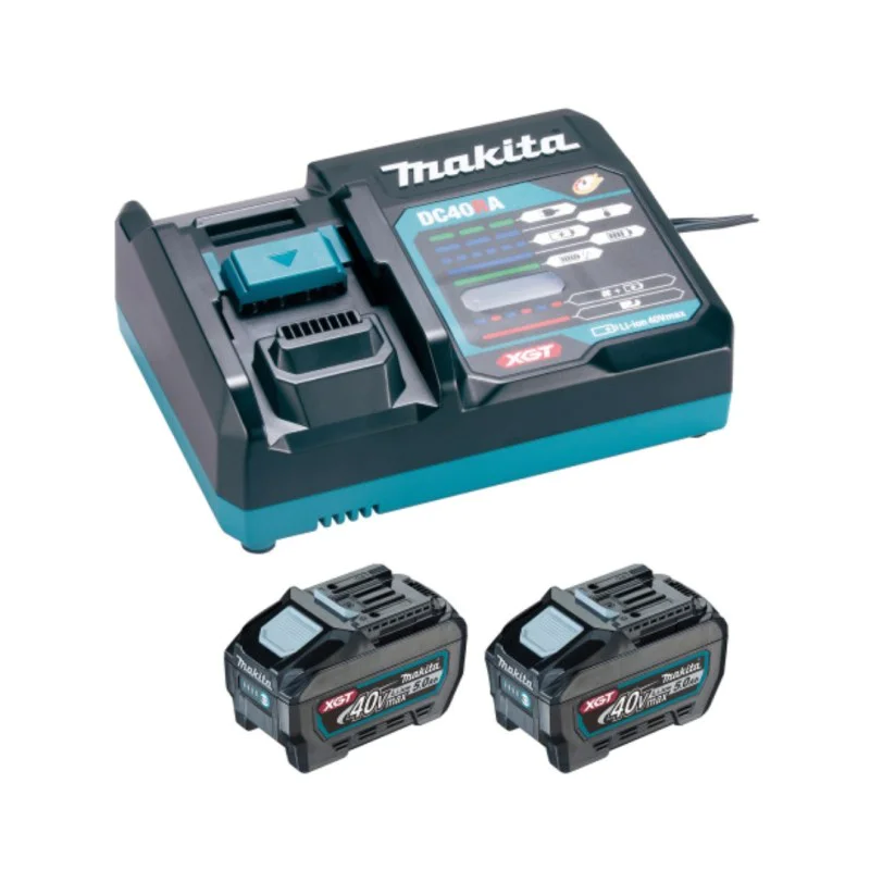 Makita battery and charger set 1911V6-0, BL4050F + DC40RA, 40 V, 5.0 Ah