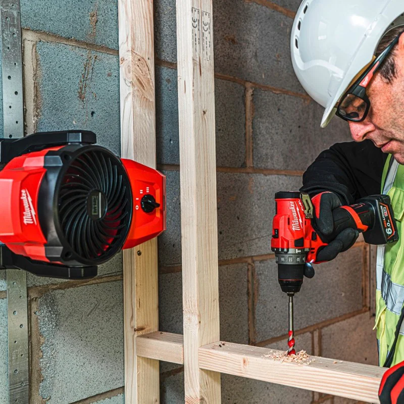 Cordless blower Milwaukee M12AF-0, 12 V, 680 m3/h, 4933478228