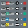Wera Mini Bit Handle Set 5008883001, 6 pieces, CHRISTMAS