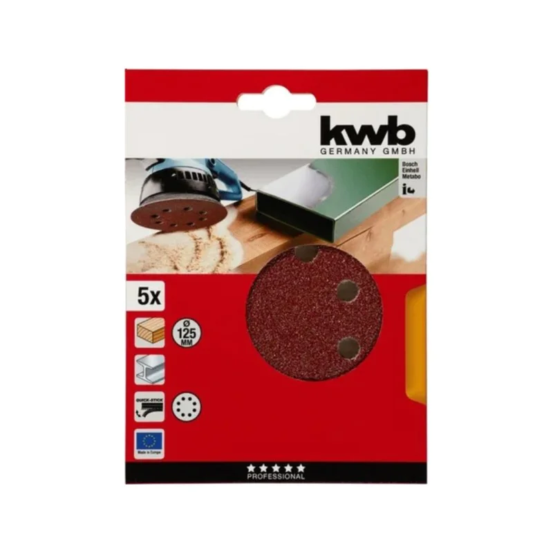 Giraffe sandpaper Einhell 49491924, 125mm/P240, 5 pcs