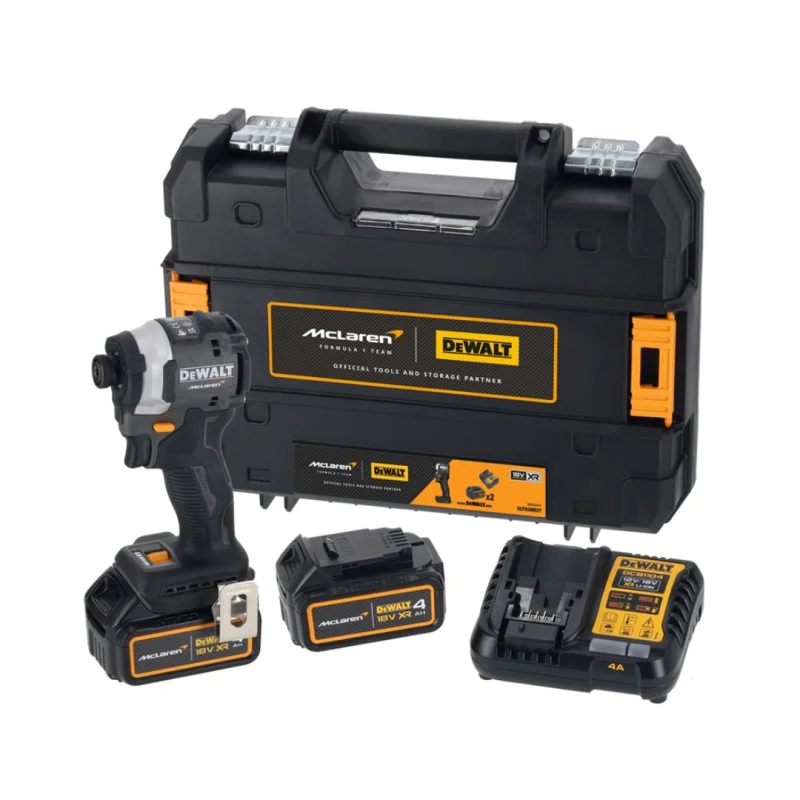 Cordless impact driver DeWalt DCF85MM2T, 18V, 205 Nm, McLaren