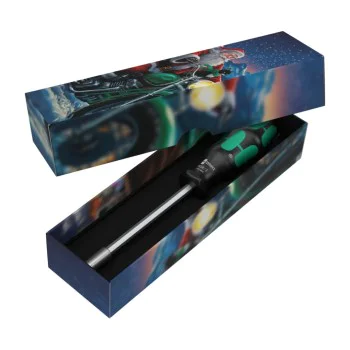 Комплект ръкохватка с битове Wera 5135821001, 7 части, 27в1, CHRISTMAS
