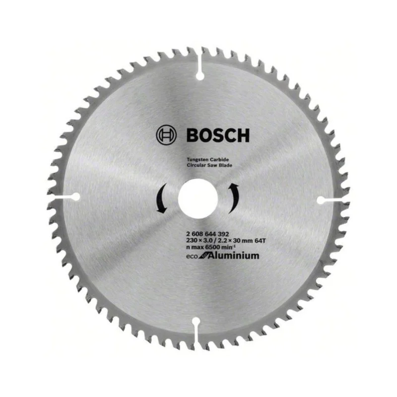 Circular saw blade Bosch Eco for Aluminium 2608644392, 230 x 30 mm, 64 teeth