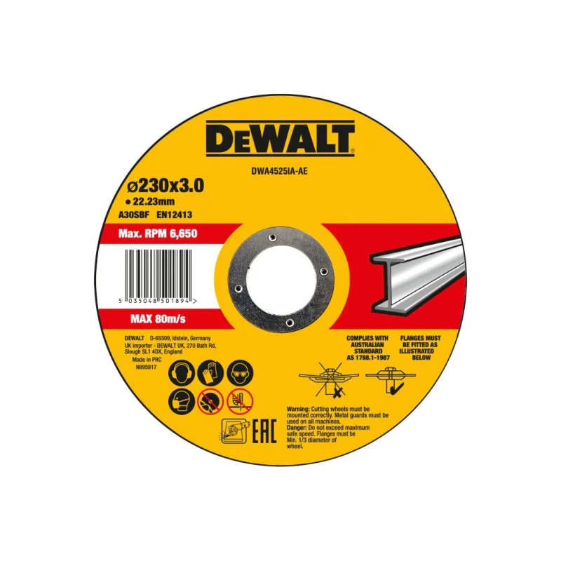 DeWALT DWA4525IA-AE metal disc, 230 mm