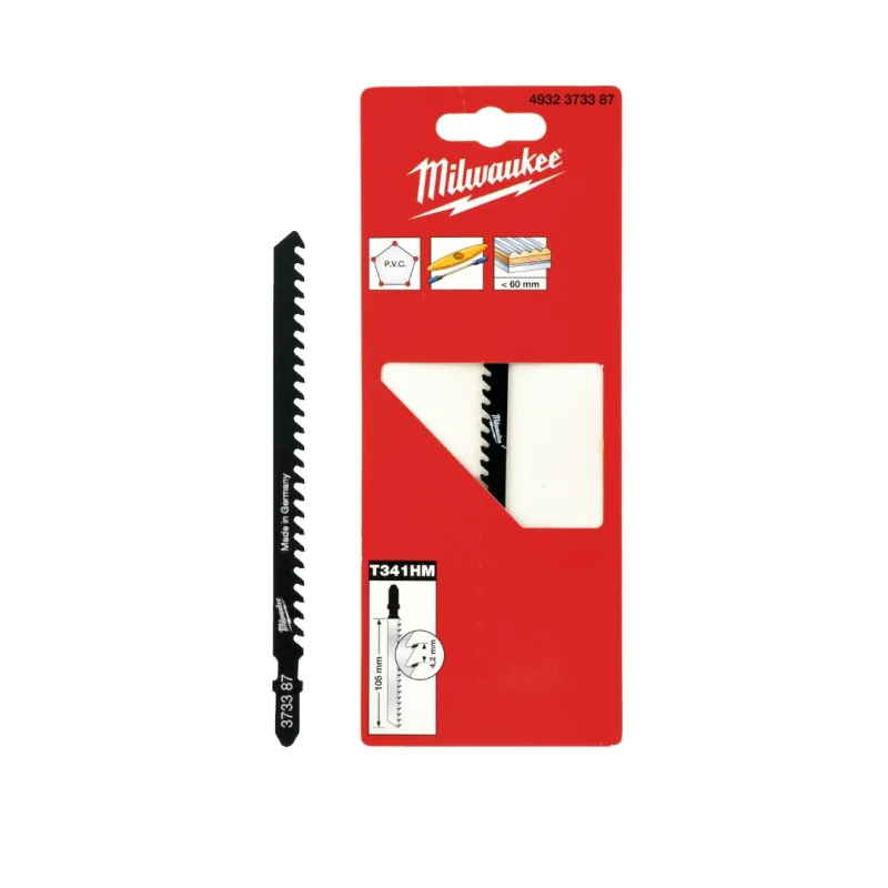 Milwaukee jig saw blade 4932373387, 105 mm, for PVC and fiberglass