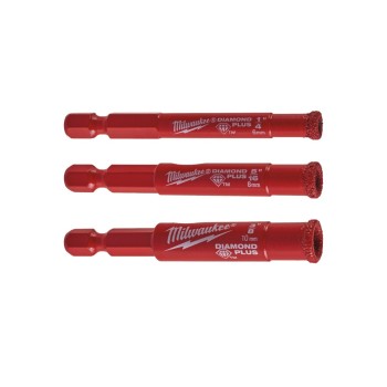Milwaukee diamond drill bits set 4932498368, 3 pcs, 6-10 mm